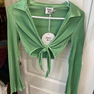 princess polly long sleeve crop top!